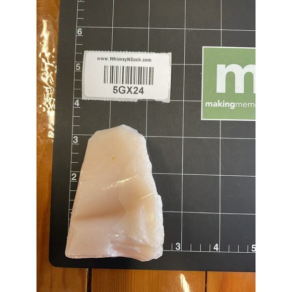 Pink Layered Art Glass Cullet Glowing Manganese Slag Glass #5GX24 - Picture 7 of 7